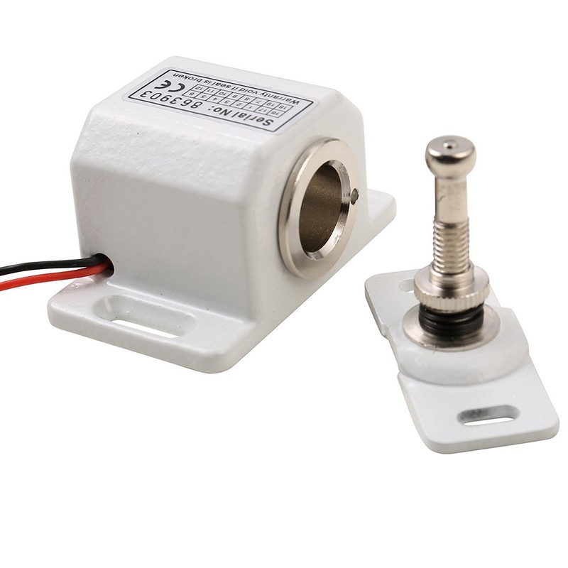 Mini Electric Cabinet Lock DC12V Metal Fail Secure NO Mode File Display Case