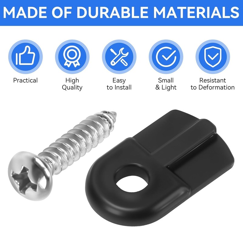 20 Pack Window Screen Clips, PL 7906 Flush Screen Retainer Clips, Screen Door Wi gallery