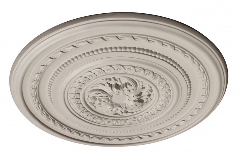 Round Ceiling Medallion White Primed Urethane 26″ Diameter Renovators Supply