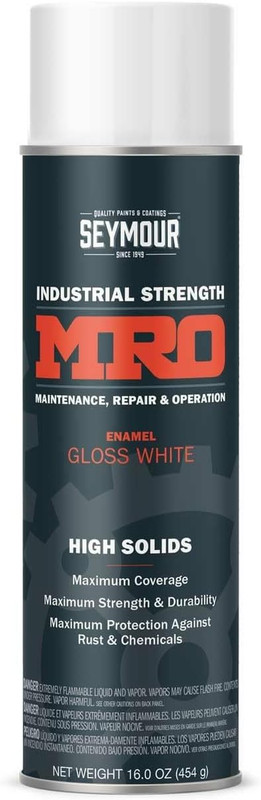 Industrial MRO High Solids Spray Paint, Gloss White 16 Ounce 620-1413 gallery