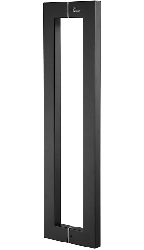 TOGU 18 Inches Square/Rectangle Shape Stainless Steel Push Pull Door Handle Pull