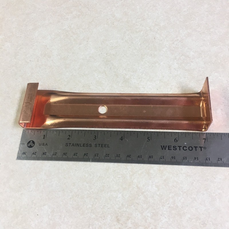 Copper K-Style 7″ Gutter Hanger Strap