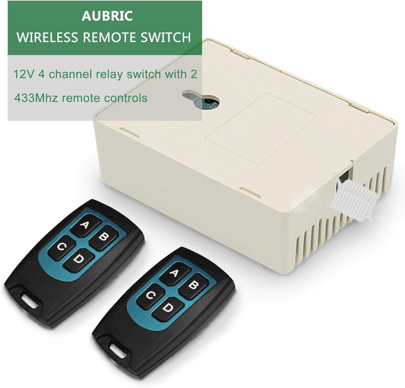 12V Relay Remote Switch Wireless RF Remote Control Switch 4 Channel Relay Module gallery
