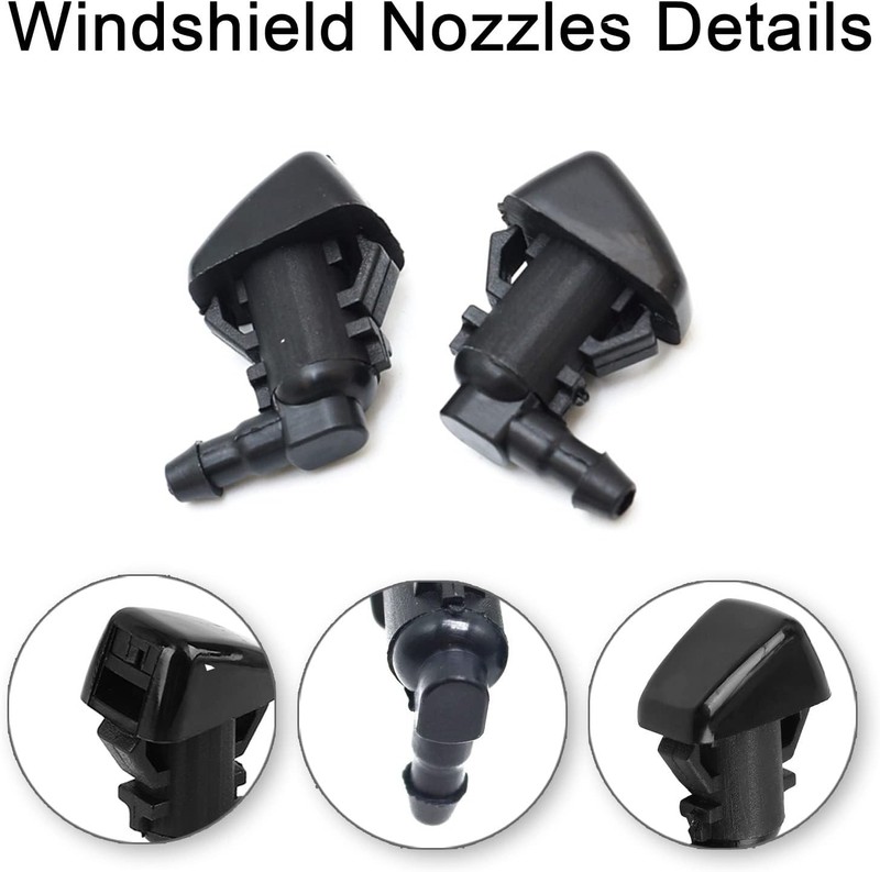 Windshield Washer Nozzle Replacement Kit for 2006-2012 Models, Replaces OEM #551 gallery
