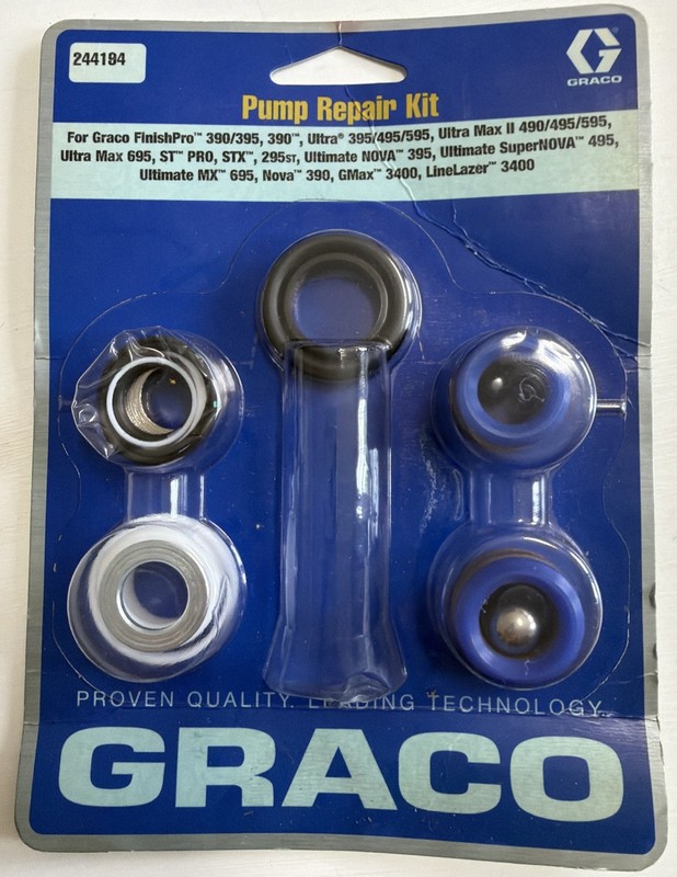 Graco Pump Repair Kit Graco Packing Kit 18B260 Old Part # 244194