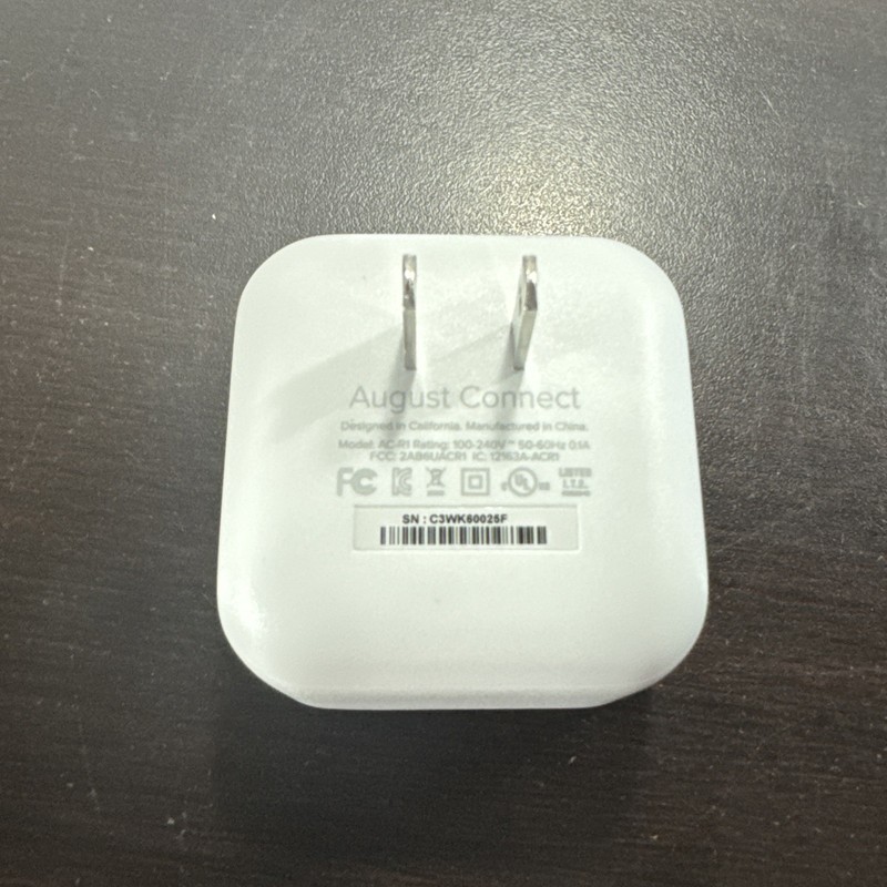 August Connect Wi-Fi Remote Access Bridge White (AC-01) Smart Lock Alexa Google gallery