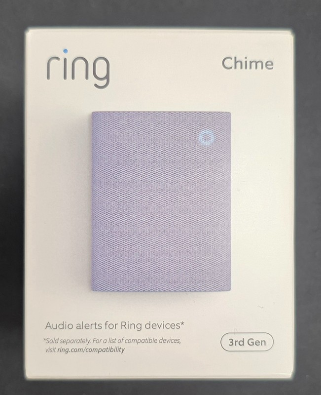 Ring Chime (3rd Gen) Plug-In Wireless Wi-Fi Door Chime, White