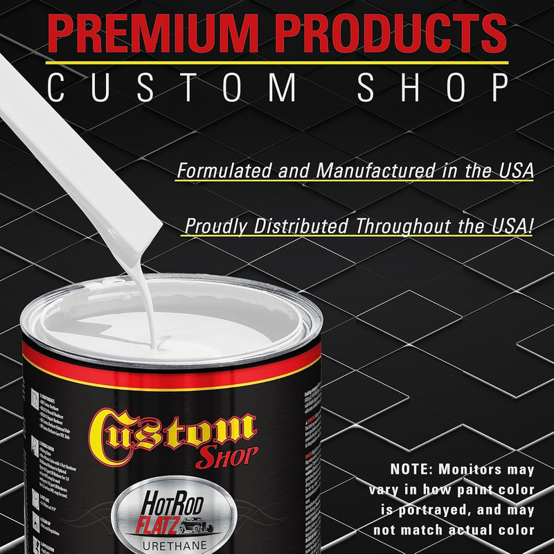- Performance Bright White - Hot Rod Flatz Flat Matte Satin Urethane Auto Paint gallery