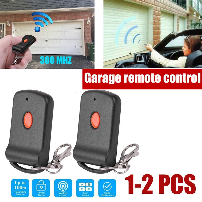 2PC Garage & Gate Door Opener Transmitter 10 digit EZ Code Remote Control 300MHz gallery
