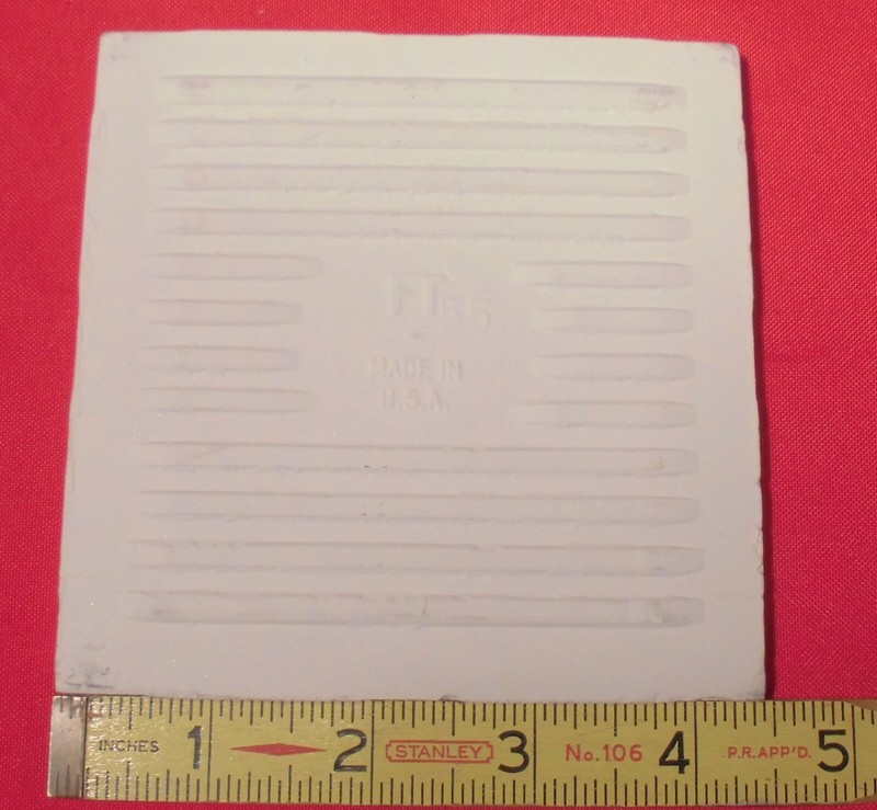 1 pc. Parchment-Tan: Bumpy Matte Ceramic Tile 4-3/8" Florida, Big Thumb, Prints gallery
