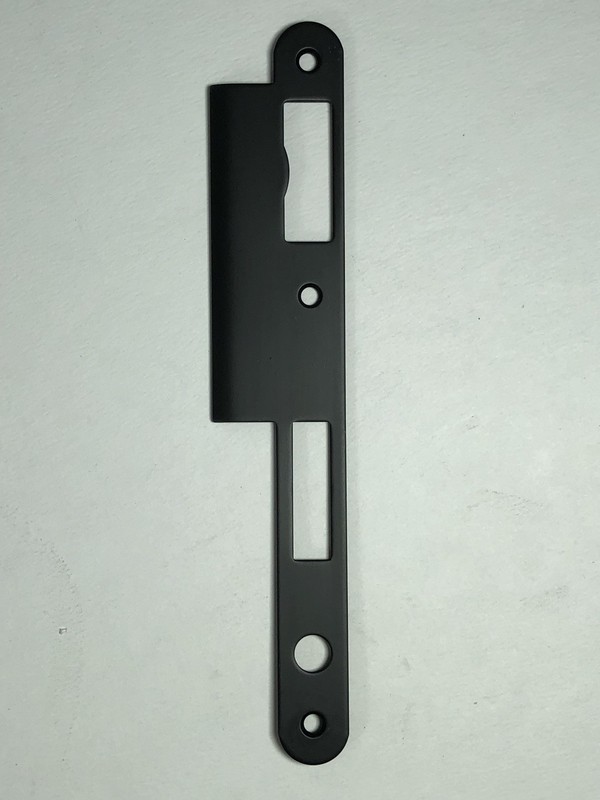 NEW LARGE OIL RUBBED BRONZE COLOR STRIKE PLATE SOLID BRASS 8-3/8″ X 1-1/2″