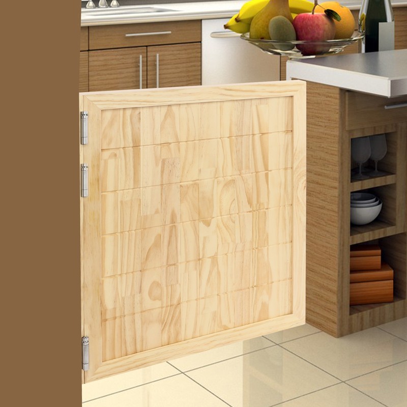 Wood Color Partition Door Modern Single-Door Leaf Partition Door Partition Door