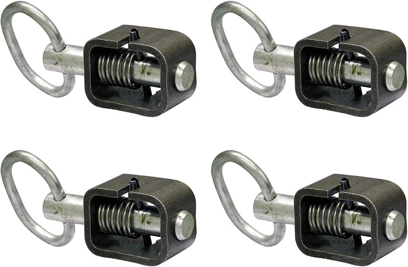 B2598H Weld-On 5/8″ Spring Latch Assembly with Plain Tube, Spring Loaded Bolt, 4