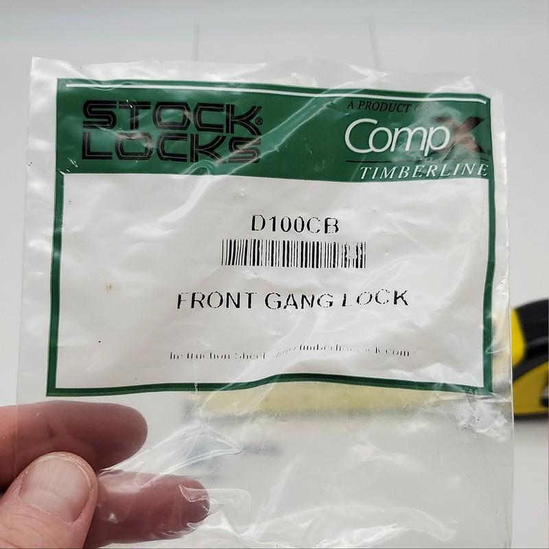 Compx Timberline D100CB Gang Lock Type 100 Cylinder Body Desk / Furniture Lock gallery