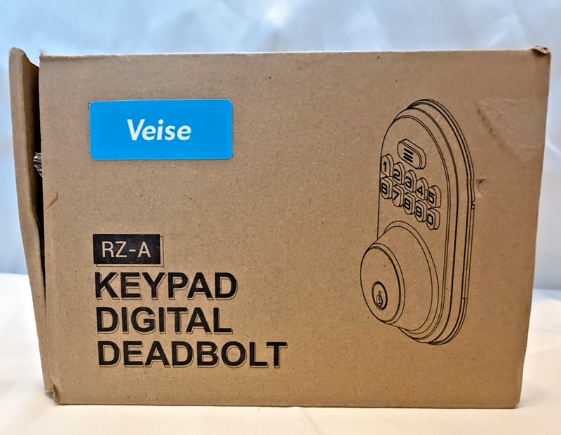 Keypad Digital Deadbolt Electronic Keyless Entry Home Lock Veise RZ‑A NIB