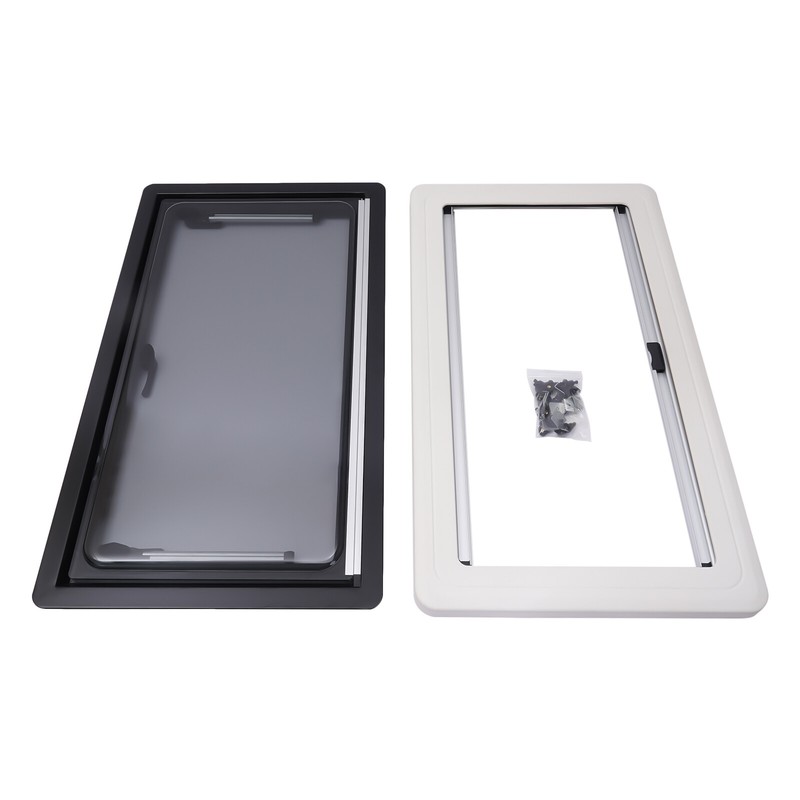 Large Caravan RV Hinged Windows Vent Hatch 350*280mm,450/900*500mm Cut out gallery