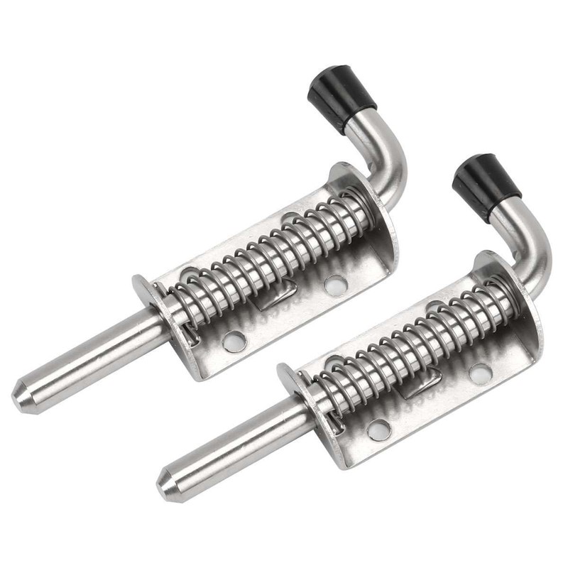 2pcs Spring Pin Latch Lock for Utility Trailer Tail Gate Loaded Heavy Duty USA