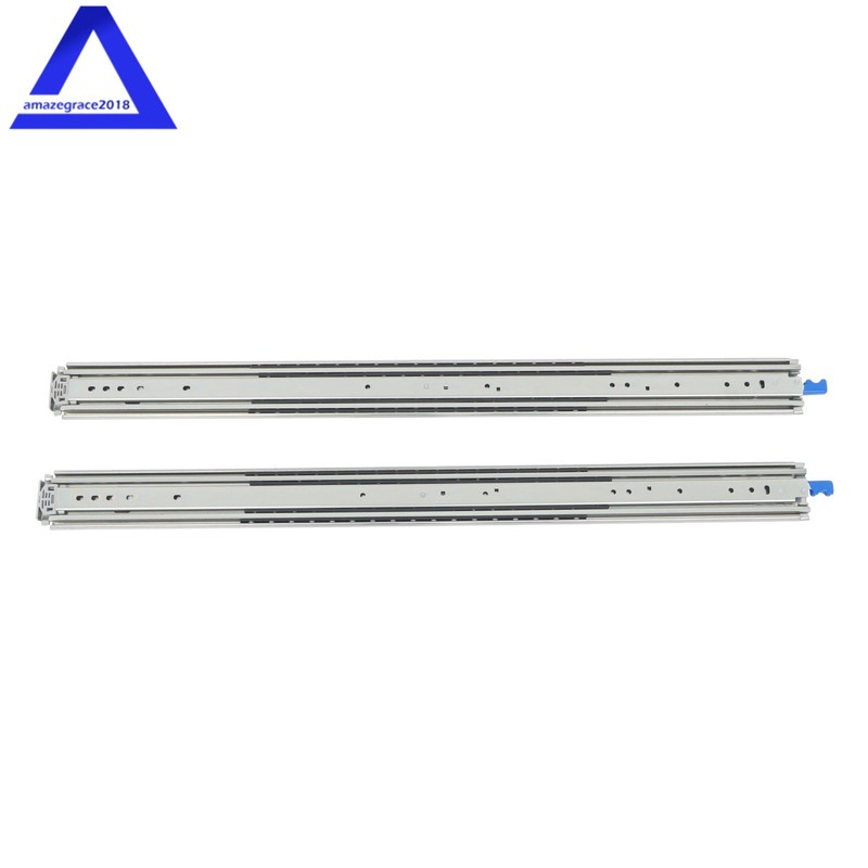 1 Pair With Lock Heavy Duty Drawer Slides 38 Inch 500 Lbs Extension Rails Rail