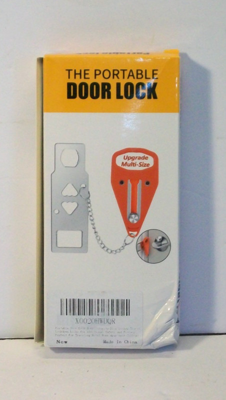 Universal Portable Door Lock – Extra Security for Hotels, Apartments Safety Door
