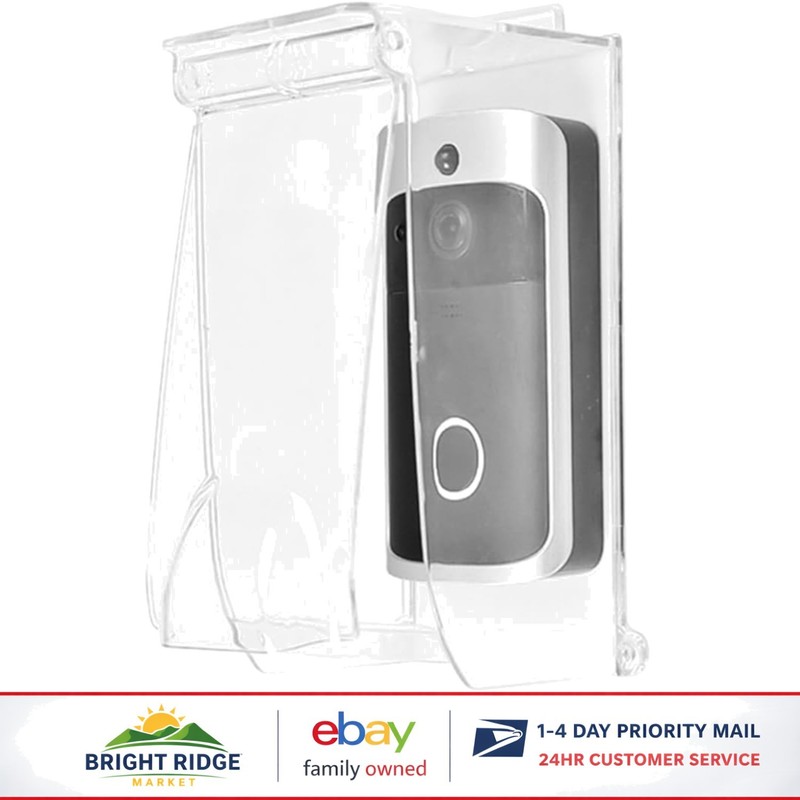 Protective Cover for Outdoor Doorbells and Keypads with Dust and Rain Shielding