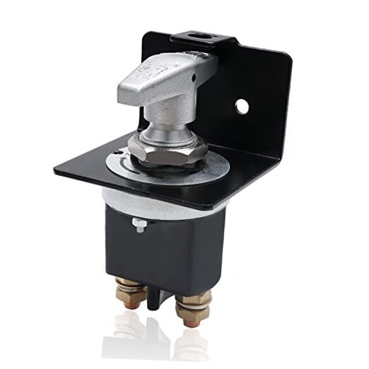 Battery Disconnect Switch with Locking Plate,500A Battery Kill Switch,12V-36V