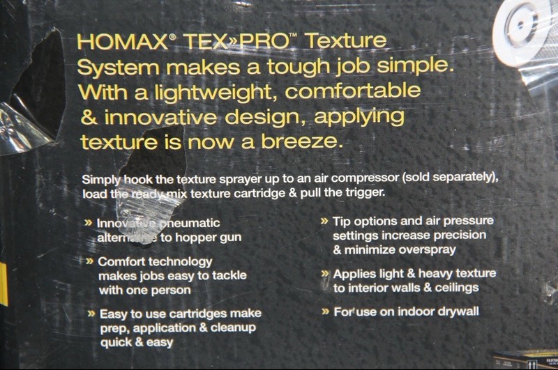 Homax TEX Pro TP01 Texture System Texture Wall & Ceilings NEW, SEALED PACKAGE. gallery