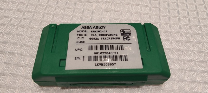 ASSA Abloy YRMZW2-US Yale Z-Wave Plus Module Smart Lock V1.80