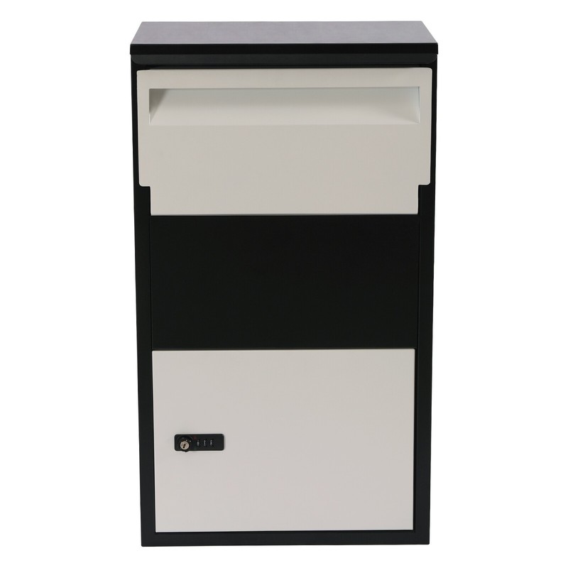 Package Delivery Box Mail Parcel Drop Mailbox Home Container Outdoor Porch+Lock gallery