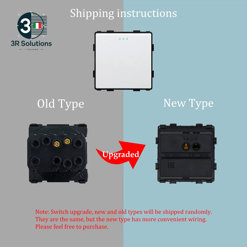 BSEED 1/2/3Gang 1/2Way Wall Push Button Switch Wall Outlet P gallery