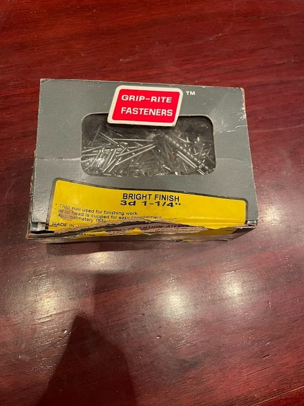 GRIP-RITE FASTENERS 6D 2 Inch About 170 BRIGHT FINISH NAILS Galvanized Steel