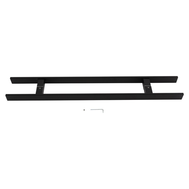 A Pair Pull Handle Push Handle Stainless Steel H-Shaped Entry Door 31.5in Long gallery