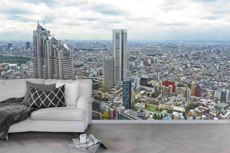 3D City Building Self-adhesive Removable Wallpaper Murals Wall 79