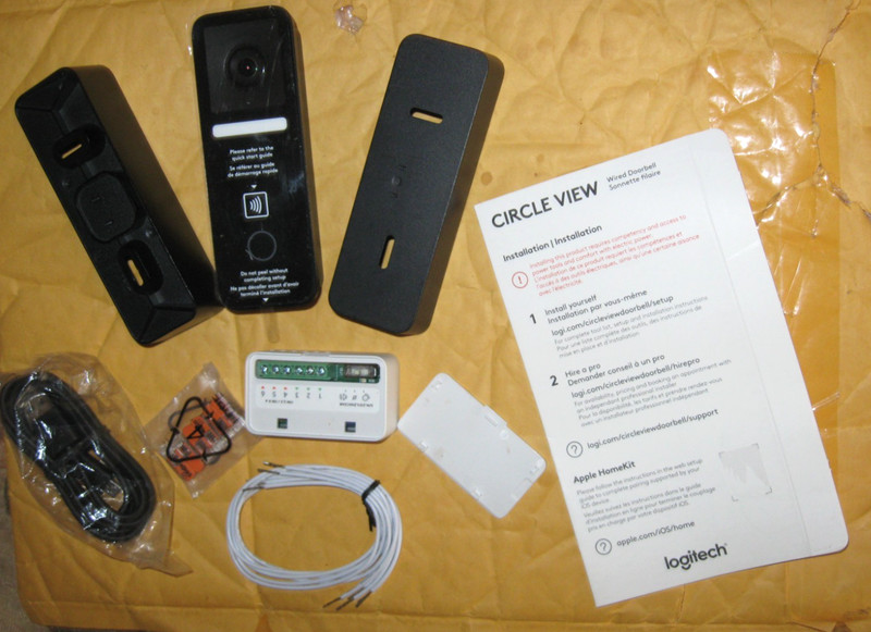 Genuine Logitech Circle View Apple HomeKit Doorbell VR0014 NEW (READ DESC.)