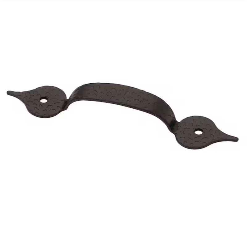 Hammercraft 3-2/5 In. (87 Mm) Vintage Matte Black Cabinet Drawer Pull