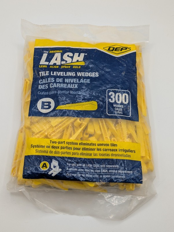 QEP LASH Tile Leveling System, Part B, Wedges (300 Pack)