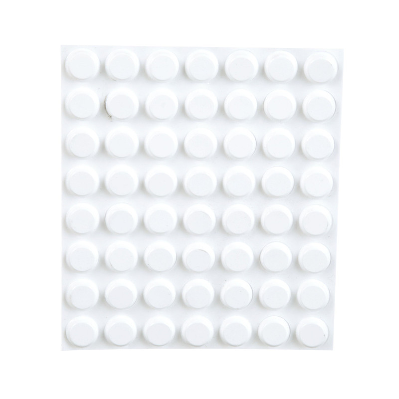 3M Bumpon Self-Adhesive Protectors: 1/2 in. width x 0.14 in. thick *56-pack