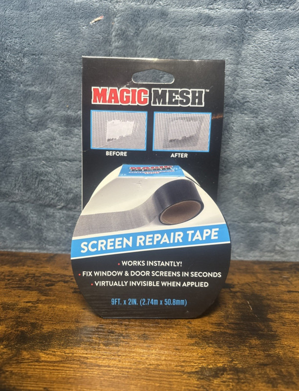 Magic Mesh As Seen On TV Screen Repair Tape 9 L ft. x 2 W in.