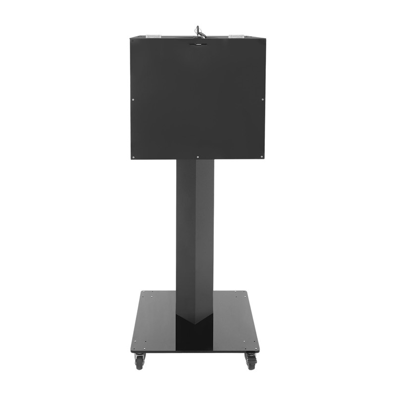 Floor Standing Donation Box with Lock, Key & Wheels for Versatile Use gallery