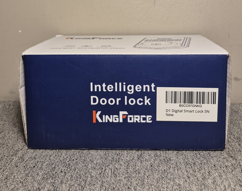 King Force Intelligent Door Lock Model D1 Black New gallery