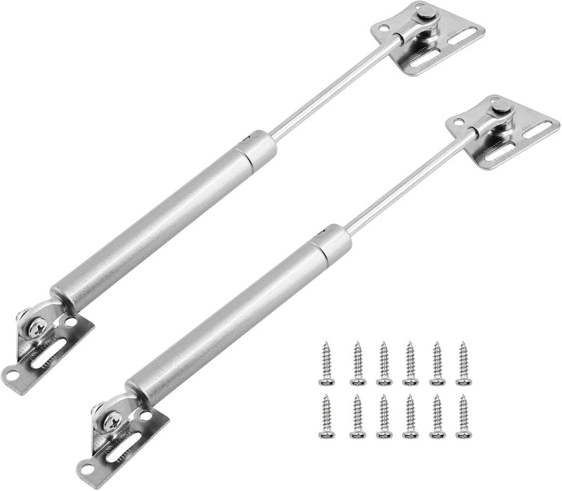 2PCS 200n/45lb Gas Struts for Heavy Lid, 10 Inch Gas Spring Hinge,Soft Close