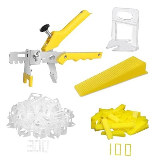 Tile Leveling System with Tile Plier – 300-Piece Tile 1/8 Inch Tile Spacers
