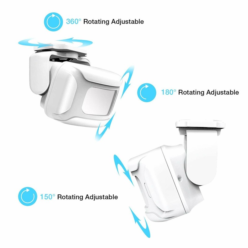 2 Wireless Motion Sensor Detector Gate Entry Door Bell Welcome Chime Alert Alarm gallery