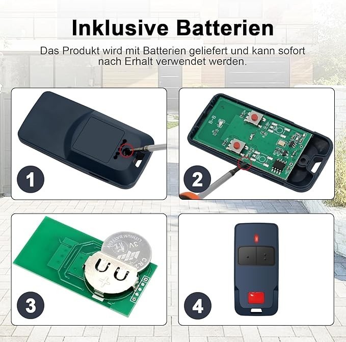 1PC Remote Control for All Rolling Mitto Cool C2/KLEIO B RCA 02 433.92MHz 433MHz gallery