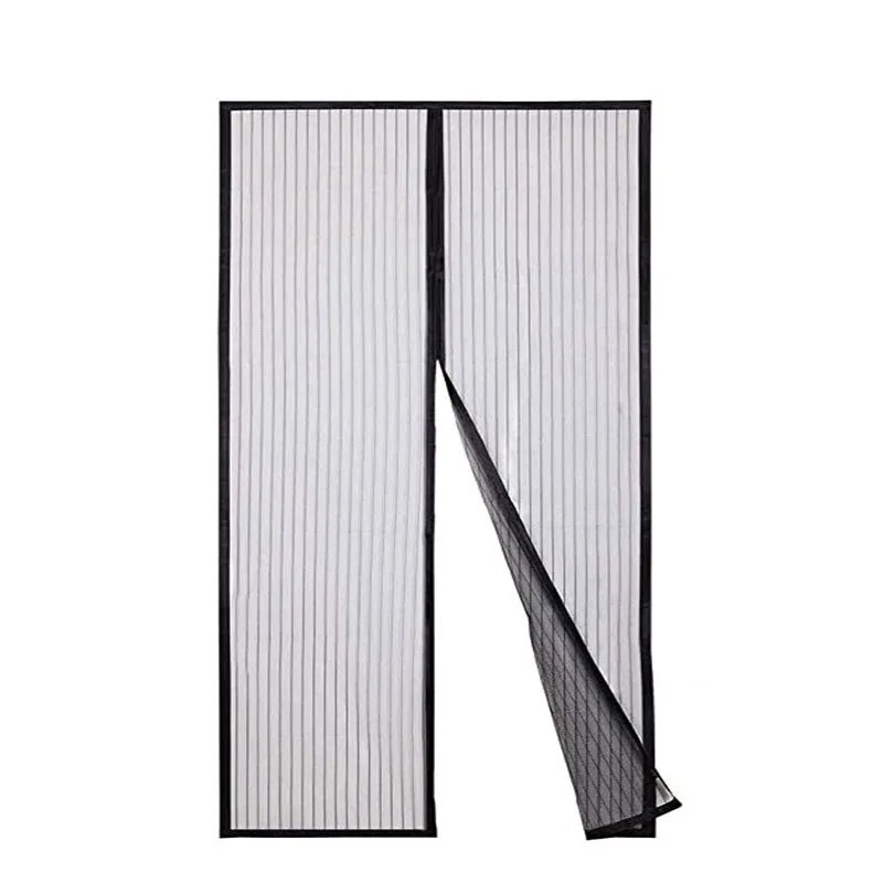 Magnetic Screen Door Mesh Curtain Durable Heavy Duty Mosquito Net Bug Hands Free