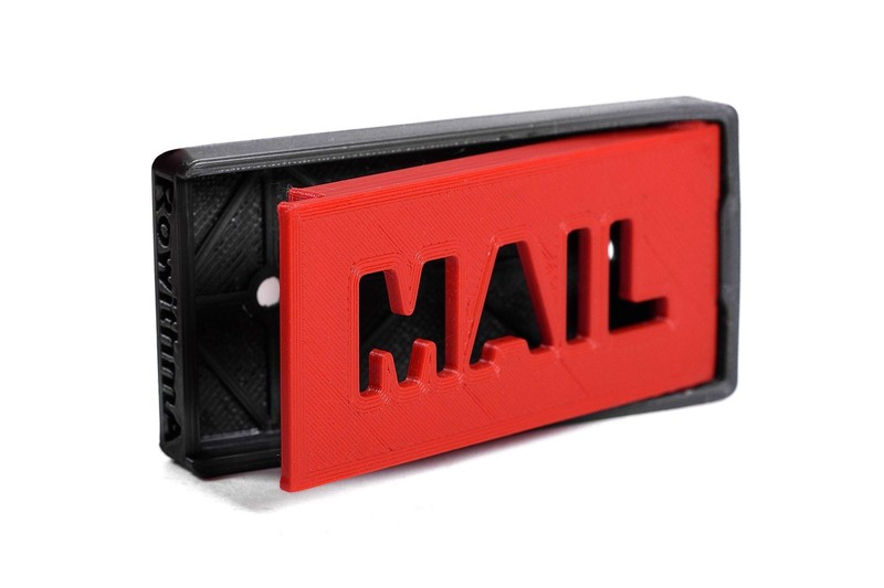 Mailbox Flag Front Mount Replacement 4 x 2 x 0,4 Inch For Brick Stone Mailbox gallery