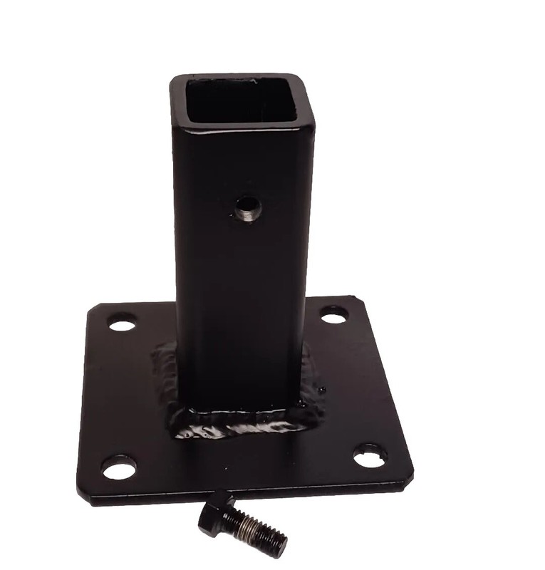 4"No Weld Rail Repair 4x4 Base For rusted 1" loose POSTS slips INTO tube Pat P. gallery