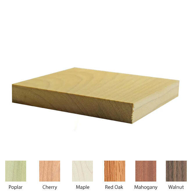 EWWS53 Windowsill Square Edge Stool, 11/16″ x 5-1/4″ Unfinished Solid Hardwood T
