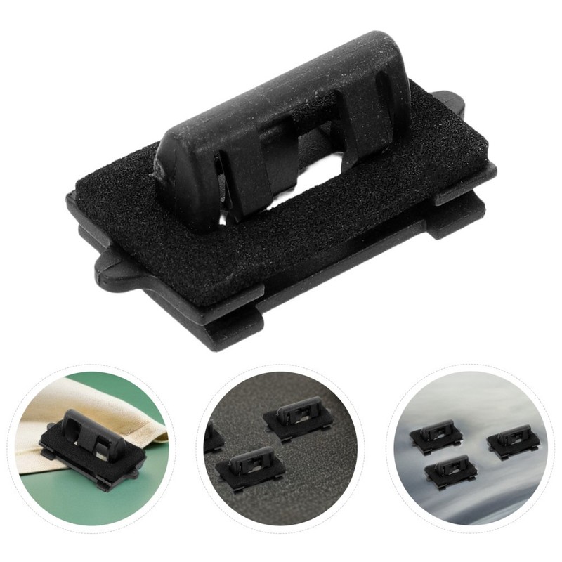 10Pcs Black Plastic Car Ceiling Liner Retainer Clips for Automotive Roof Support