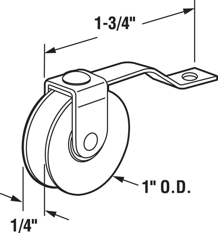 Durable Tension Spring Roller Assembly for Smooth Screen Door Operation - 2 Pack gallery
