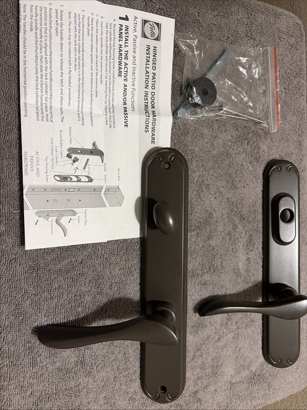 Pella Active Hardware Assembly LH Brown